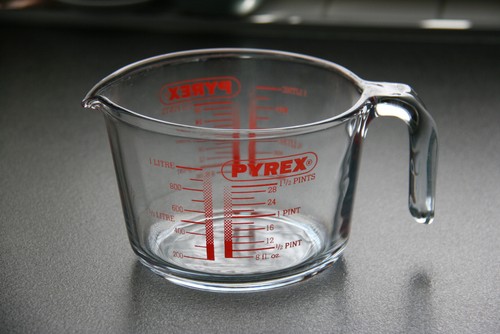 Pyrex messbecher liter aus - messbecher,