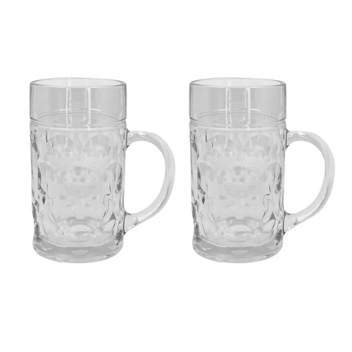 Maßkrug liter mit - 2x,