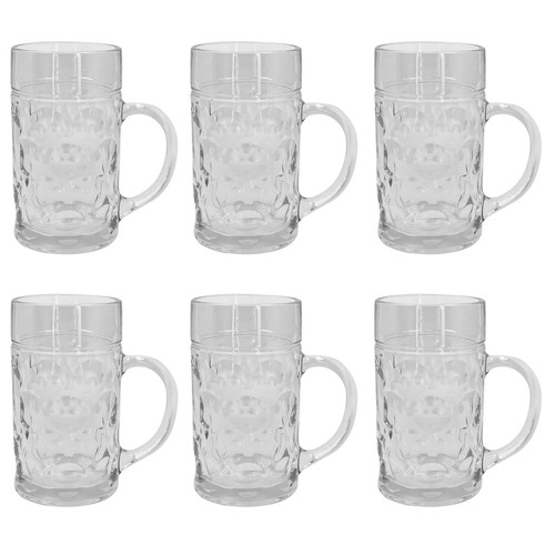 Bierkrug aus robustem - 6x,