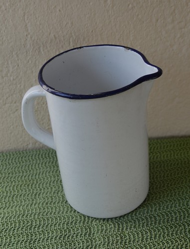 Litermaß emailliert vintage - litermaß,