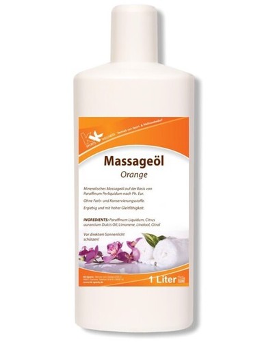 Massageöl orange 1000ml - kk,