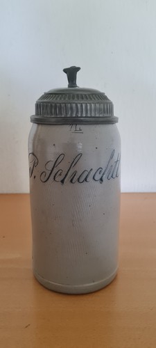 Bierkrug schachtl 1 liter - bierkrug, p.