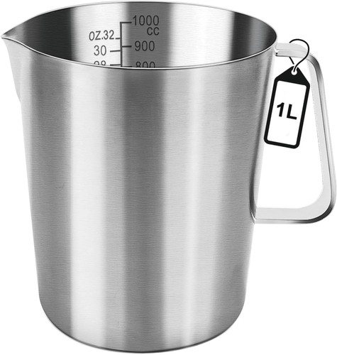 Messbecher edelstahl - messbecher, 1l